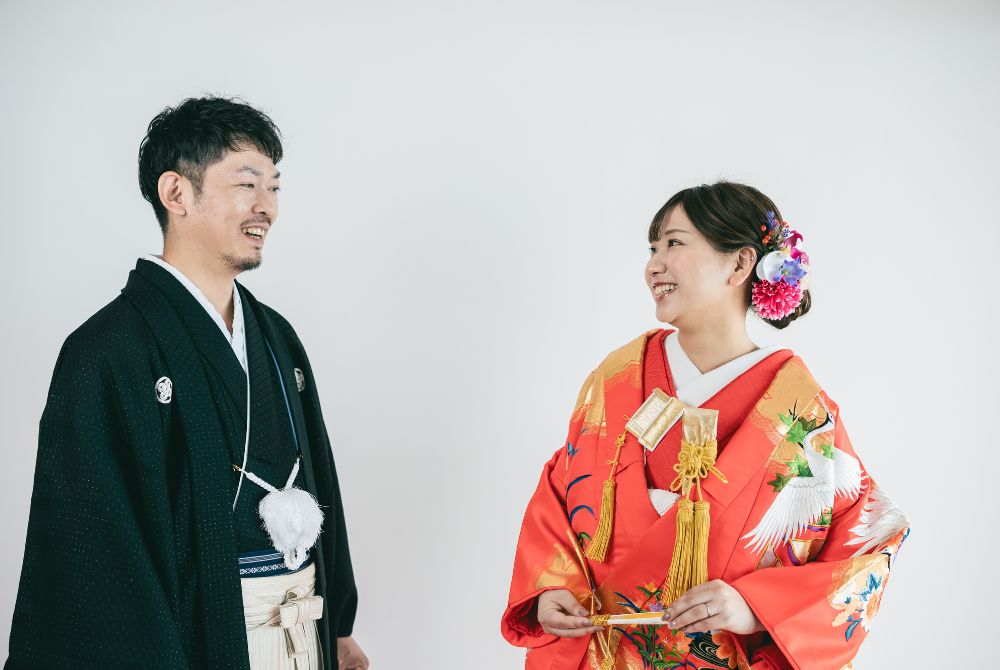 Wedding photo shoot with Japanese kimono_at studio2