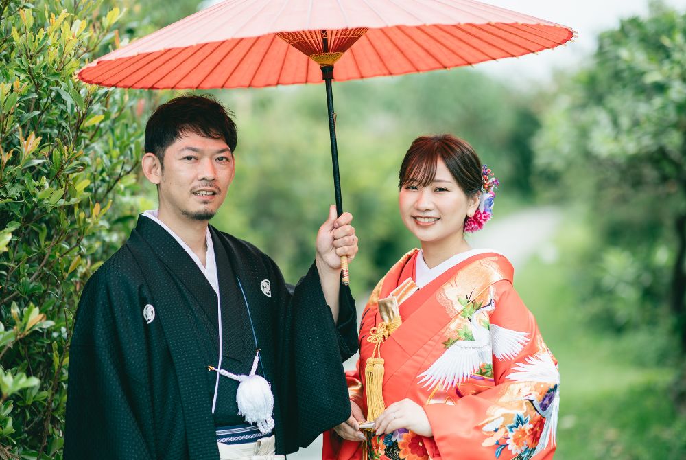 Wedding photo shoot with Japanese kimono_Toguchi park2