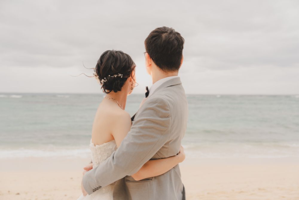 beautiful shot at the beach in Okinawa