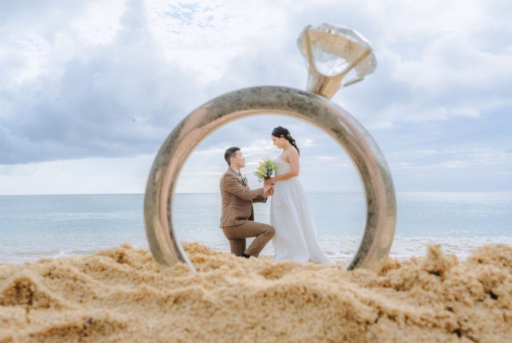 shot in a ring frame